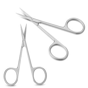 Ciseaux de dissection courbés de précision en acier inoxydable de 4,5 pouces, usage chirurgical en laboratoire, approuvés CCC, manuel, classe II - Product Image 5