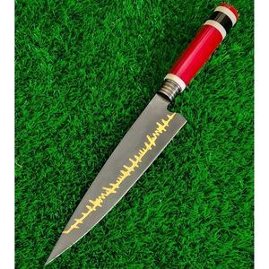 Couteaux américains personnalisés faits à la main lame de couteau de chef en acier inoxydable avec manche en plastique PP gaine en cuir fin écologique Chef Life - Product Image 4