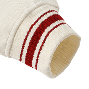 Streetwear Winter Solid Varsity <b>Jackets</b> with Plain Dyed Fabric Single Button Stand Collar and OEM Service - Product Image 6