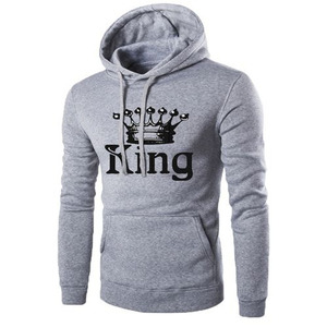 New Fashion Casual <b>Hoodies</b> Pullover Sweatshirt for <b>Men</b>/Women Printed King Queen Spring Winter Tops - Product Image 3