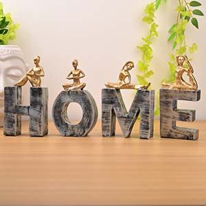 Tablero de Letras Elegante para Yoga en Casa, Diseño para Práctica de Yoga en el Hogar - Product Image 1