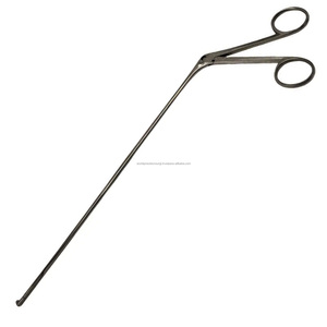 Lore Pince à tissus subglottique angulaire, ensemble d'instruments chirurgicaux ORL en acier inoxydable, outil manuel de laryngologie, CE, usage hospitalier - Product Image 2