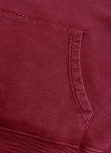 เสื้อฮู้ดผ้าฝ้ายฟอกสีกรดมีซิปแบบวินเทจซักได้ตามต้องการ2025 - Product Image 3