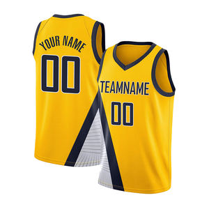 Ensemble de maillots de basket-ball à manches courtes pour hommes de haute qualité Kit uniforme sublimé avec conception de couleur personnalisée pour l'équipe de club - Product Image 2