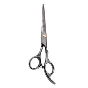 Tijeras de corte de pelo de peluquero de alta calidad con pulido de espejo, tijera de salón de belleza con reposapiés fijo, mango de plástico - Product Image 6