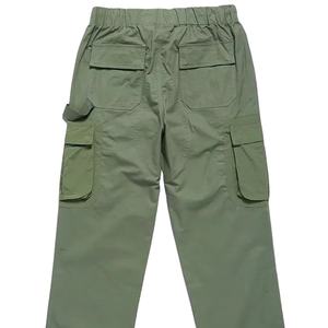 กางเกงจ็อกเกอร์คาร์โก้ลำลองน้ำหนักเบาสำหรับผู้ชาย สไตล์สตรีทแวร์สั่งทำขายส่ง พร้อมรายละเอียดกระดุมผ้าแคนวาส เอวสูง แห้งเร็ว รุ่นปี 2026 - Product Image 2