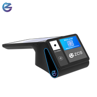 Z108 Android 14.0 systèmes de poche avec imprimante thermique 8 pouces double écran 58mm 80mm 3G + 16G/32G NFC Epos Machine Terminal
