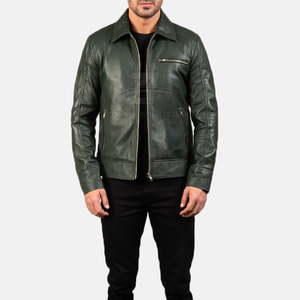Chaqueta de moto de cuero para hombre de nuevo diseño, gran oferta, chaqueta de moto para montar en bicicleta deportiva al aire libre - Product Image 1