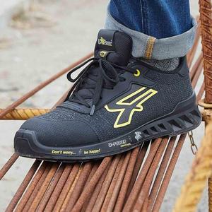 U-POWER Frank ESD S1P SRC รองเท้าเซฟตี้สีดำตัดต่ำ - Product Image 4