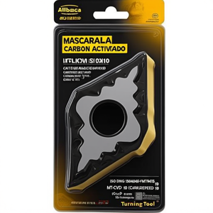 Inserto de Torneado Indexable con Recubrimiento MT-CVD ISO DNMG 150404E-FMT9415 D. 5.16mm, Paquete de 10 para Torneado de Piezas - Product Image 2