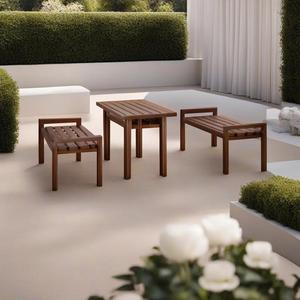 Juegos de sillas de mesa de metal sólido para jardín al aire libre, para uso en interiores y exteriores