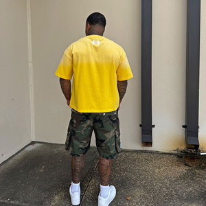 Novedades Conjuntos de verano Mangas cortas Estampado de diamantes de imitación Camiseta y pantalones cortos cargo Conjunto de 2 piezas a la venta A precio razonable - Product Image 3