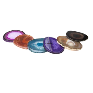 Sous-verre de tranche d'agate semi-précieuse de la meilleure qualité à vendre - Product Image 6