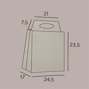 10 Uds. Bolsas de yute Natural para exteriores 500/750ml portabotellas 24,5 + 17xH23.5/31 cm para compras de cerveza - Product Image 1