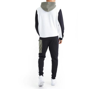 2025 Original Logo Cotton Tech Fleece hombres chándal 2 uds Material grueso sudadera pantalones de chándal invierno transpirable Streetwear - Product Image 2