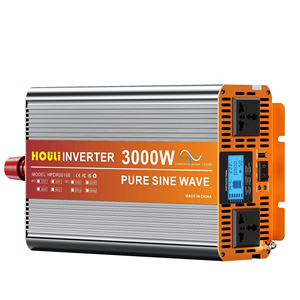 Convertisseur d'énergie à onde sinusoïdale pure HOULI 3000W, 12V 24V vers 220V, convertisseur DC vers AC, onduleur solaire pour camping-car, voiture, maison, hors réseau, alimentation de secours - Product Image 4