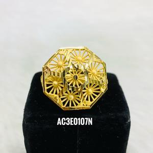 ต่างหูทองเหลืองชุบทองสำหรับผู้หญิงรูปทรงดอกไม้น่ารักสำหรับเป็นของขวัญแต่งงานและปาร์ตี้ - Product Image 2