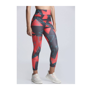 Pantalones de Yoga de Cintura Alta con Estampado Floral para Mujer, Cintura Elástica, Elásticos en Cuatro Direcciones, Transpirables, Ligeros, para Gimnasio, Mejor Precio - Product Image 1