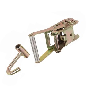 Lot de 2 poignées à cliquet de 2 pouces et crochet en J pour attelage de chariot de remorquage de voiture de course. - Product Image 3