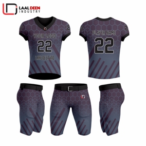 Uniformes de football américain par sublimation Uniforme de football américain sur mesure Design sublimé pour jeunes et adultes - Product Image 3