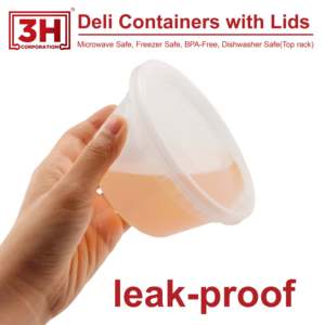 Tazas de Sopa Ecológicas Minimalistas de 12 oz con Tapas, Aptas para Microondas y Apilables, para Refrigerador/Cocina/Viajes - 240 Unidades - Product Image 5