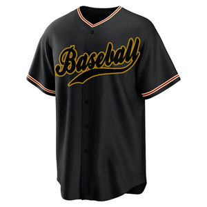 Maillot de baseball pour hommes le plus vendu 100% polyester respirant léger vêtements de sport à séchage rapide - Product Image 6