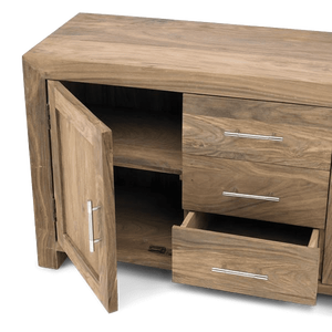 Buffet Durban en bois massif pour le salon Mobilier de maison moderne écologique pour la maison, le bureau et la salle à manger - Product Image 4