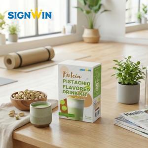 Boîte de 300g de boisson aromatisée à la pistache pour les chaînes de boissons - Contient de la poudre de protéines - Product Image 2