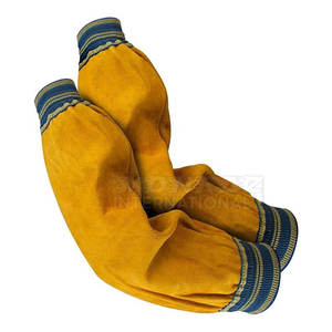 Welding Heat Spark Resistant Split Cowhide Leather Welding Sleeves Protective Leather Arm Sleeves For - Product Image 4