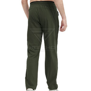 Design unique nouveauté pantalon décontracté à taille élastique pour hommes taille personnalisée pantalon 100% coton respirant à séchage rapide prix de gros - Product Image 2