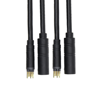 Faisceau de câbles de rallonge personnalisé connecteur de câble de moteur étanche à 9 broches pour isolation en caoutchouc de moto de vélo électrique électronique
