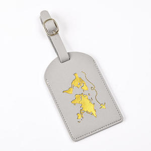 ป้ายแท็กสำหรับเครื่องบินหนัง Crazy Horse ป้าย ID ป้ายชื่อที่อยู่สำหรับเป็นของขวัญกระเป๋าเดินทางทำจากหนังแท้หรูหรา - Product Image 5