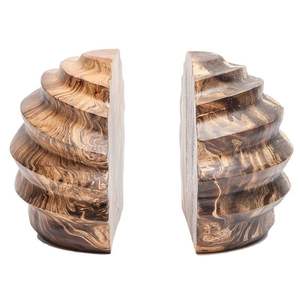 Serre-livres d'art en métal indien de qualité supérieure Design extrêmement élégant pour le stockage d'étagère de bureau à domicile - Product Image 4