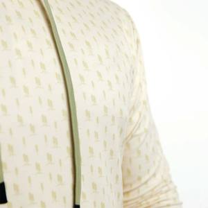 Sweat à capuche pour hommes coupe décontractée forme fuselée sweat-shirt court brodé en polaire épaisse pull-over coton polyester mélangé teinture unie ODM - Product Image 5