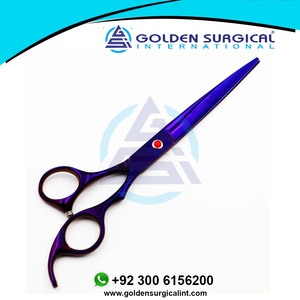 Tijeras de Peluquería Profesionales al por Mayor, Tijeras de Corte de 7 Pulgadas, Tijeras para Mascotas, Estilo Morado - Product Image 3