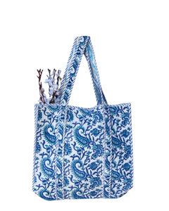 Sac fourre-tout matelassé en coton 100% de qualité supérieure, léger, avec fermeture à glissière et poignée d'épaule, écologique pour une utilisation multiple - Product Image 2