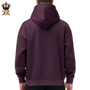Sweat à capuche pour homme en molleton 100 % coton recyclé, écologique et teint uni, disponible en 350 g/m², 450 g/m², 480 g/m², 500 g/m² – Idéal pour l'hiver - Product Image 5