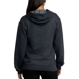 Sweat à capuche pour homme, fermeture éclair intégrale, molleton épais ultime, 100% coton, coupe ample, hiver, noir, taille M - Product Image 6