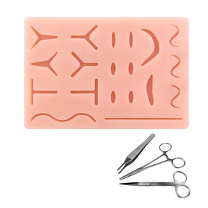 Kits quirúrgicos avanzados de 5 piezas con cuchillas de mango de bisturí, fórceps de soporte de aguja, fórceps Adson, Kit de cirugía médica - Product Image 3