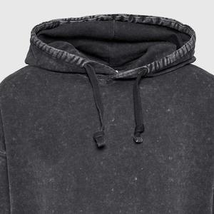 Sudadera con capucha de lavado ácido de fábrica directa 100% algodón a un precio razonable en diferentes tamaños para la temporada de invierno - Product Image 6