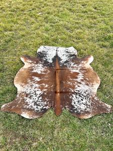 Genuine Tricolor Cowhide Rug, Speckled Brazilian <b>Cow</b> Hide Rug Leather <b>Cow</b> Skin Leather Hide Rugs in Natural <b>Cow</b> Skin Cowhide - Product Image 6
