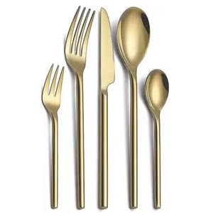 Juego de Cubiertos de Acero Inoxidable con Acabado Espejo, Diseño Moderno Ecológico y Duradero para Uso en el Hogar y Restaurantes - Product Image 4