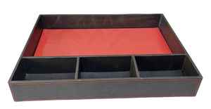 Plateau de service en bambou en cuir Tcm Dossiers de menu en verre Boîte à mouchoirs Bill Bin pour l'hospitalité pour les hôtels en Inde - Product Image 2