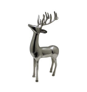 Gran diseñador de aluminio Rein Deer Mehroon Mármol para Navidad Reno decorativo Decoración navideña hecha a mano - Product Image 2
