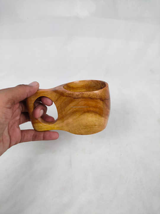 Las mejores tazas de café de cerámica de madera de acacia y mango únicas, sostenibles, ecológicas para la venta al por mayor de La India - Product Image 5