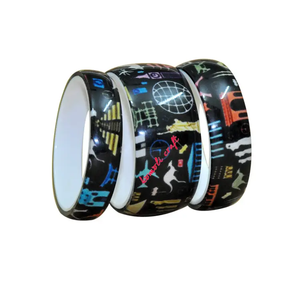 Bijoux indiens faits à la main en résine avec bracelets et bracelets de créateurs en métal en laiton pour la mode et les vêtements ethniques - Product Image 5