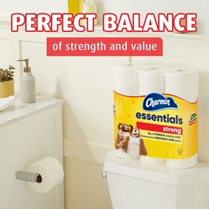 Papier toilette Charmin-Essentials Strong, 9 méga rouleaux = 36 rouleaux normaux - Product Image 6
