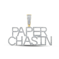 <strong>Best</strong> <strong>Selling</strong> Customized 925 Sterling Silver Hip Hop Round <strong>Lab</strong> <strong>Grown</strong> <strong>Diamond</strong> Pendant Paper Chasin's Party Style <strong>Necklace</strong>