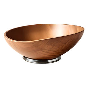 Grand bol de service en bois fait à la main bol nidification et jetable polyvalent bol de service en bois fabriqué à la main - Product Image 6