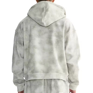 Sudadera con Capucha Forrada, Estilo Vintage, Lavado Ácido, Casual, Invierno 2025, Venta al Por Mayor |   Logotipo Personalizado con Tie Dye Frontal |   Sudaderas con Capucha de Alta Calidad 100% Algodón para - Product Image 4